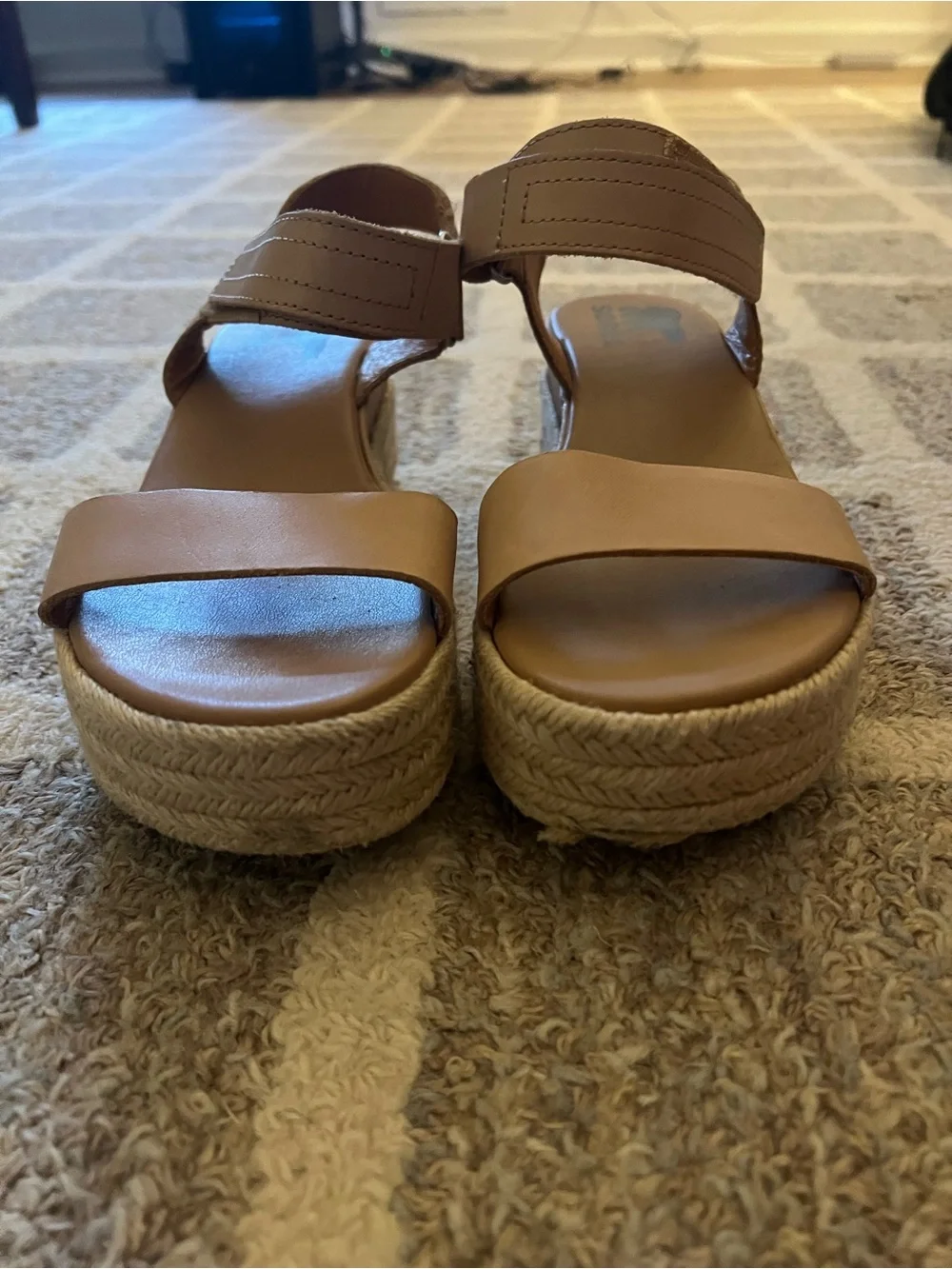 Sorel Women’s Tan Espadrille Platform Sandals